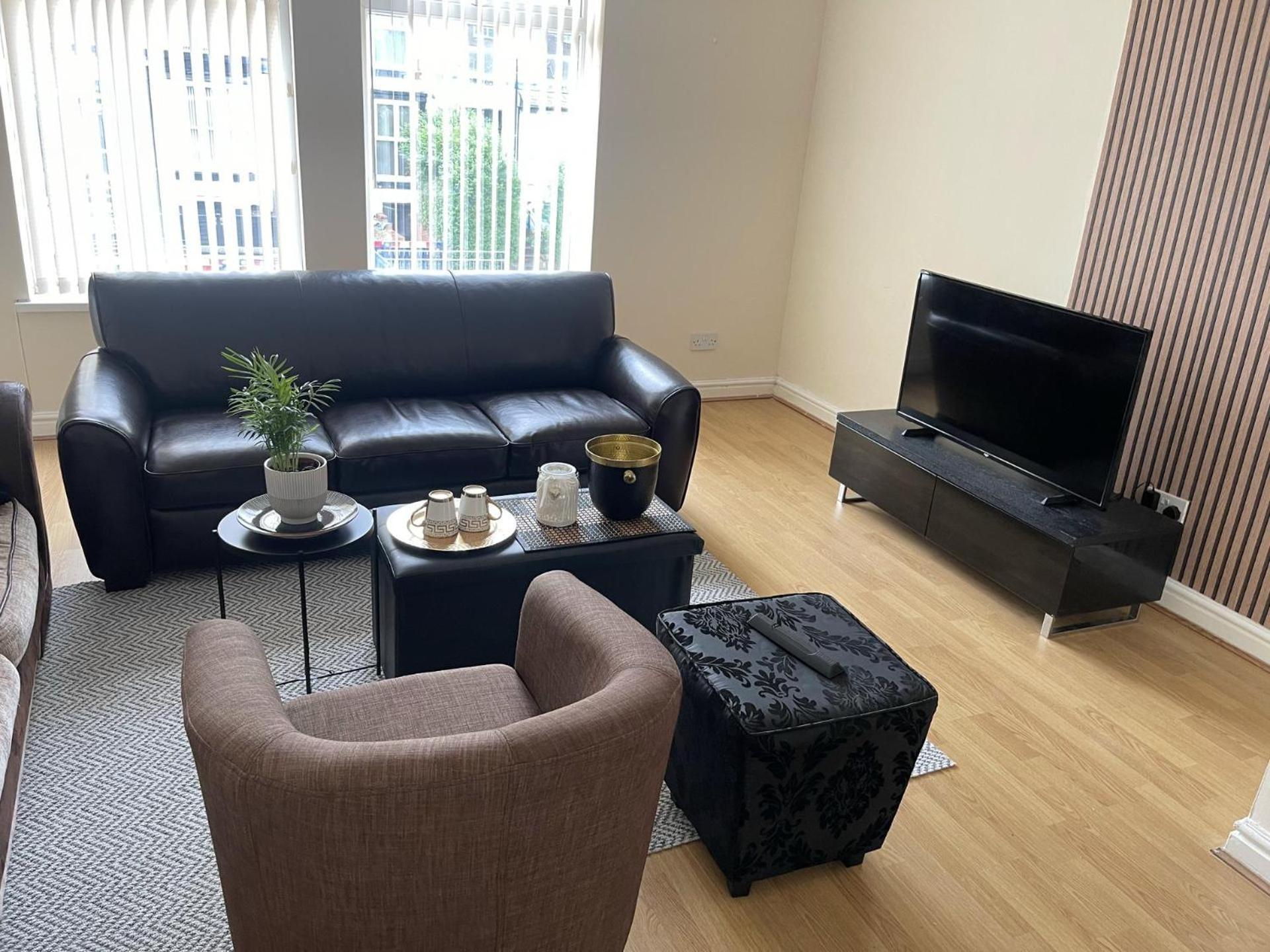 Stylish 1-Bed Apt - Sleeps 4 - Parking - Wifi Manchester Exteriör bild